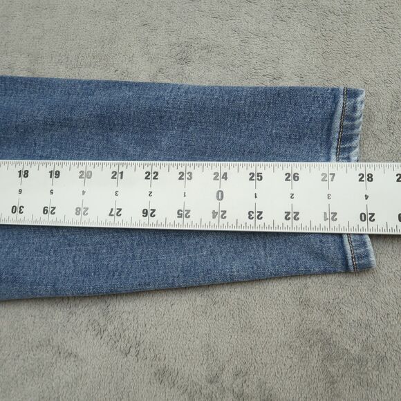 Torrid Jeans Women's Size 18R Blue High-Rise Jegging Denim 28" Inseam Destroyed - Picture 4 of 16